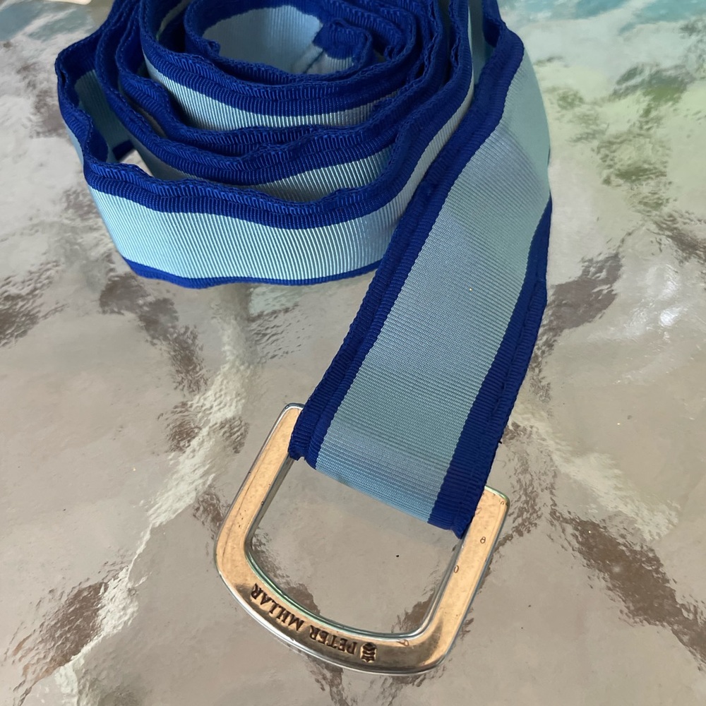Peter Millar women’s stripe belt, new without tags
